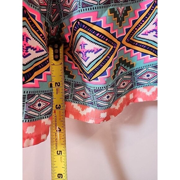 Pink Owl Romper Beautiful Spring Colors Womens Size Medium - Picture 12 of 15